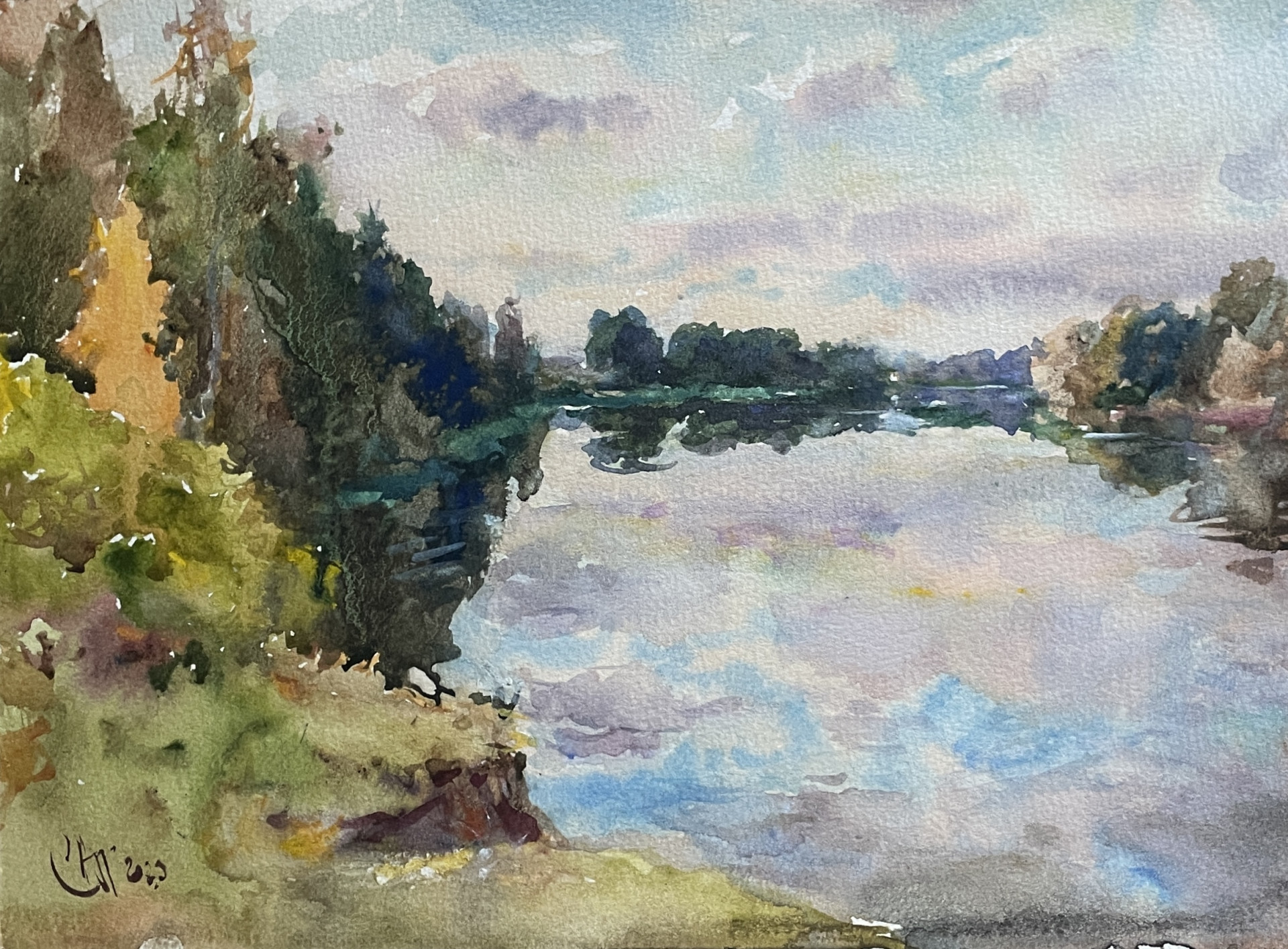 Река Москва. Полдень Алдушкин Сергей